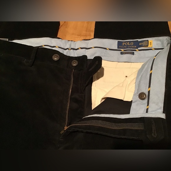 Ralph Lauren corduroy mens pant straight slim fit size 36 x 34 - Picture 5 of 8
